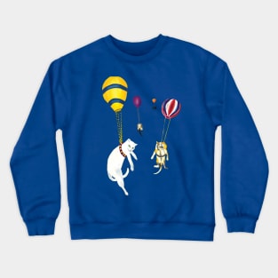 Floating Cats Crewneck Sweatshirt